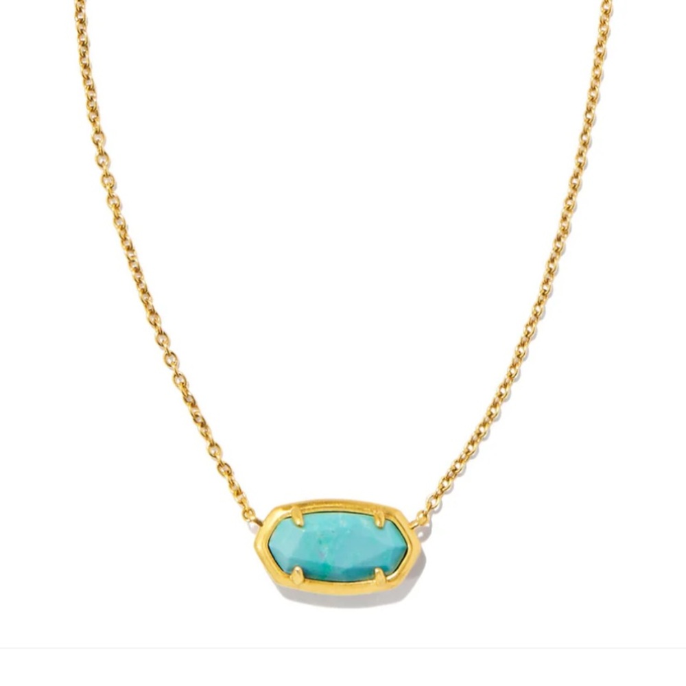 Kendra Scott x by Yellow Rose Yellowstone Vintage Gold in Turquoise Magnesite